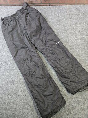 Outdoor Gear Insulated Snow Ski Pants Mens M Black Waterproof Winter Medium